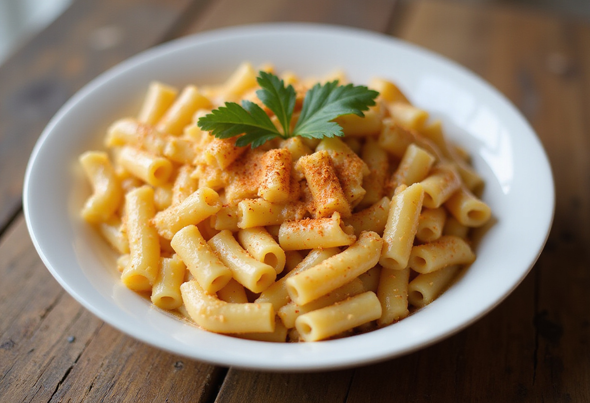 Delicious Homemade Cracker Barrel Macaroni and Cheese with a perfect creamy texture, ready to be served.