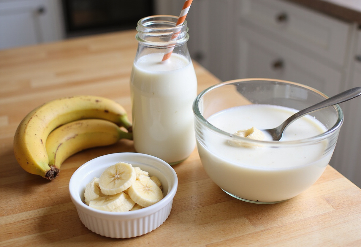 Cracking an egg for Baked Protein Pancake Bowls to create a fluffy and nutritious pancake base.