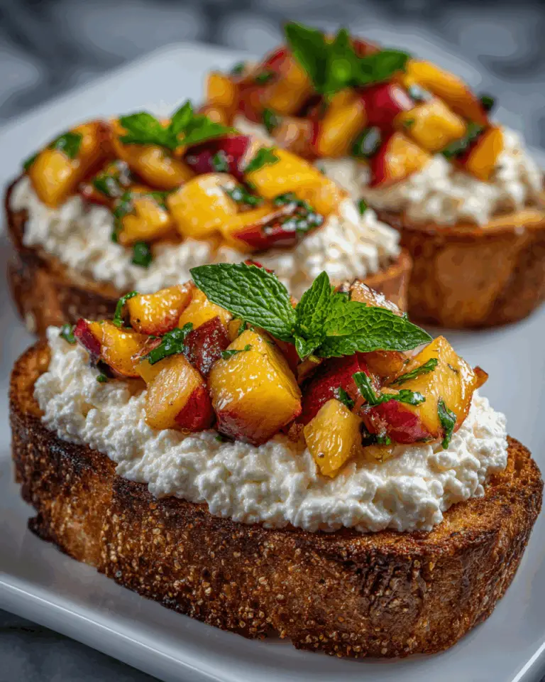 best-peach-bruschetta-with-whipped-ricotta-featured-image