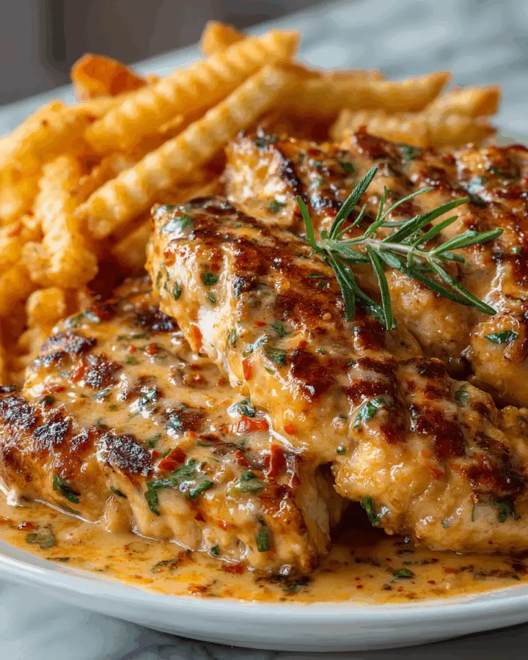 chicken-fillet-in-spicy-creamy-garlic-parmesan-sauce-with-fries-featured-image