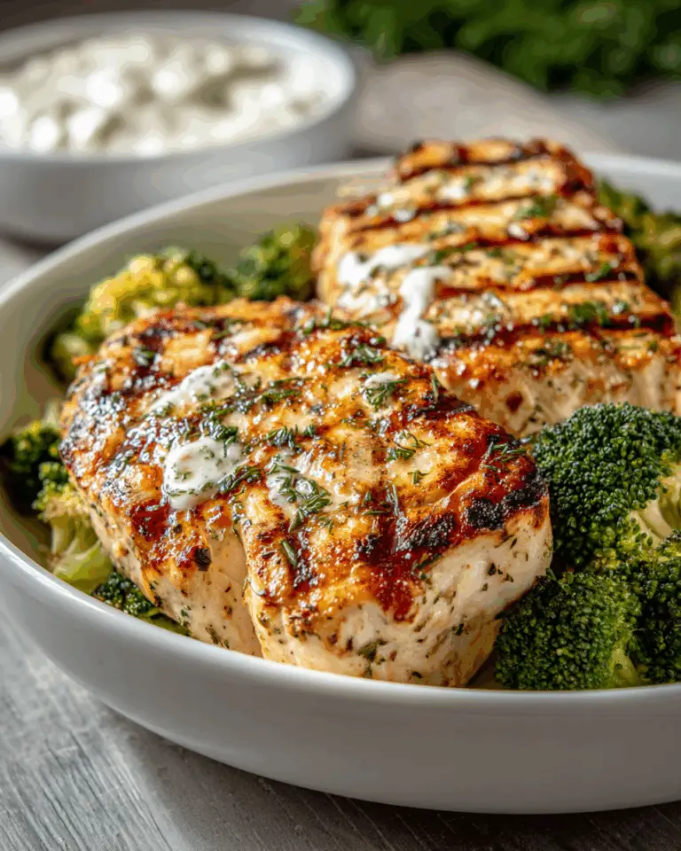 grilled-chicken-broccoli-bowls-with-creamy-garlic-sauce-featured-image